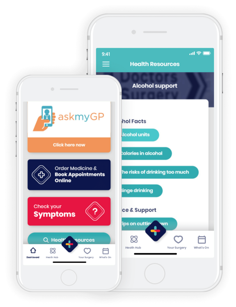 <ul>
<li><strong>Allow patients to easily register for online services (MHOL, Vision, EMIS, TPP) through the App with ID upload and video verification</strong></li>
<li><strong>Allow patients to book appointment and order repeat medication online</strong></li>
<li><strong>Direct patients to your online triage system</strong></li>
<li><strong>Link to an NHS Symptom Checker</strong></li>
<li><strong>Send patient consent forms and code consent to your clinical system (EMIS, Vision & System One)</strong></li>
</ul>