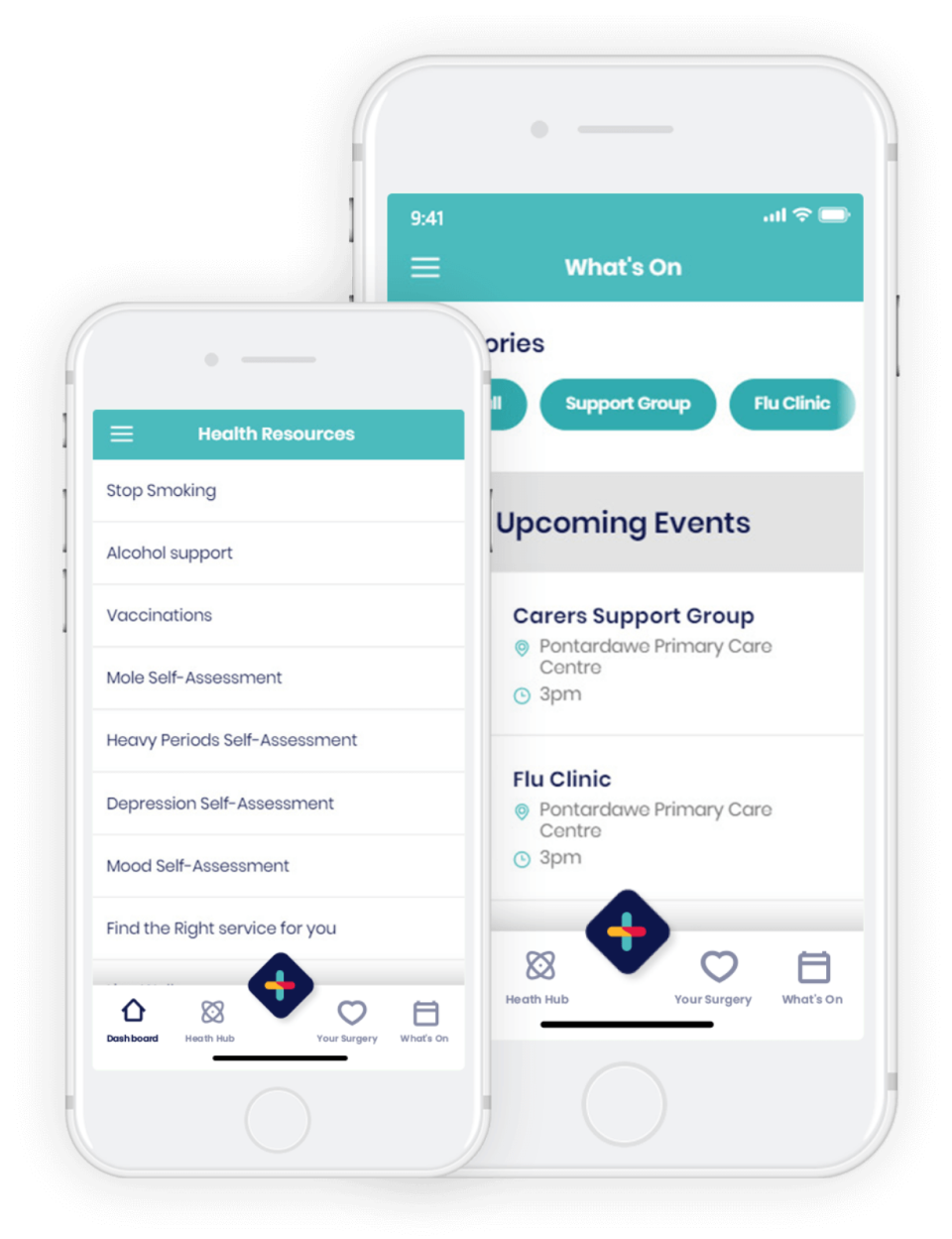 <ul>
<li><strong>Send notifications to your practice population through push notifications</strong></li>
<li><strong>Provide practice information</strong></li>
<li><strong>NHS Health Resources & Localised Services with self-referral</strong></li>
<li><strong>What’s on locally</strong></li>
</ul>
